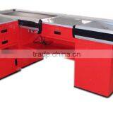 Supermarket Cash Counter With Conveyor Belt