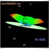 150*130 Degree Wide Beam Optical Led Glass Lens 92mm Cxb3590 for Led Tunnel Lights thumbnail-2