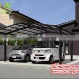 White Metal Frame Waterproof Canvas Car Garage With Polycarbonate Sheet,waterproof Canvas Car Garage,2 Car Metal Carport thumbnail-5