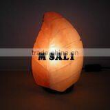 Himalayan Stylish Leaf Salt Lamp thumbnail-1