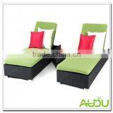 Rattan Plastic Sun Lounger,Aluminium Sun Lounger,Beach Sun Lounger thumbnail-1