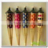 Audu Natural Material Bamboo Tiki Torch For Garden thumbnail-1
