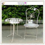 Rustic Handmade Iron Vintage Childrens Table and Chairs thumbnail-1