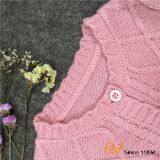 Cable Knit Acrylic Sweaters for Baby Girls thumbnail-3