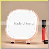 New Cool Multi-functional Makeup Mirror With Bluetooth Speaker LED Light Clock Support Mobile Phone Charging thumbnail-2