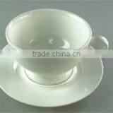 Hot Sale Stocked White Ceramic Tea Pot Set,one Tea Pot One Cup With Saucer for Hotel and Restaurant Use thumbnail-2