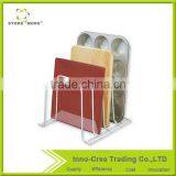 High Quality Wire Pot Lid Cutting Board Rack Organizer