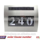 FQ-522 New Style Solar Led Address Plaques,Doorplate Light,house Number Light