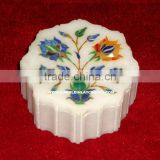 Christmas Marble Gift Box, Gift Boxes, Marble Inlay Box Handmade