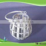 Decorative Wooden Top Candle Lantern thumbnail-1