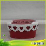 High Quality Latest Design Stylish Red Pot Painting Designs,plant Pot thumbnail-6