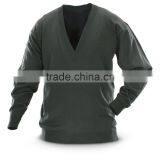 Quality Anti-friction V Shape Neck Security Defense Garment Wool Sweater thumbnail-3