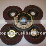 Brown Flap Disc With Black Color Out Round thumbnail-1