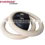2017 Hot Sale Exercise Wood Gymnastic Ring thumbnail-3