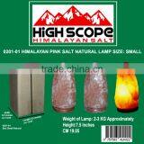 Himalayan Pink Salt Lamp Natural Shape With 6ft Cord, 15 Watt Bulb 110 or 220 Volts With Dimmer Full Set 2- 3kg or 6 Pounds thumbnail-1