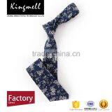 Custom Floral Digital Printed Men's Cotton Neck Tie thumbnail-1
