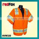 Wholesale Waterproof High Visibility Safety Usa Flag Leather Jacket thumbnail-3