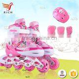 WSJ-X14 2017 Safety Women Flat 4wheels Roller Skates Led Shoes thumbnail-2