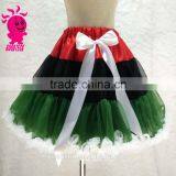 Sequin Hot Stitching Color High Quality Baby Girls Soft Fabrics Chiffon Tutu Pettiskirt thumbnail-1