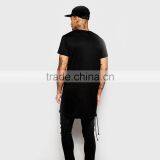 Mens Black Blank t Shirt Wholesale Long t Shirt Blank thumbnail-2