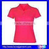 OEM Gold Supplier Promotional High Quality Cotton Outdoor Activities Breathable Women Dri Fit Polo Shirts thumbnail-1