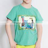 Wholesale Soft O-neck Kids Printing Tshirts