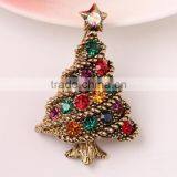 Zm53212a 2017 Christmas Tree Shape Decorations Low Moq Cheap Christmas Brooch thumbnail-4