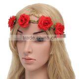 F20074N Wholesale Artificial Flower Garland Hair Accessory thumbnail-3