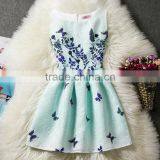 6-12Y Children Girl Print Dress Girls Princess Dresses Wholesale thumbnail-2