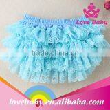 New Arrival Beatutiful Baby Wholesale Summer Underwear Girl Lace Bloomer thumbnail-1
