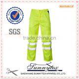 2016 High Quality hi Vis 100% Cotton Reflective Work Pants for Men thumbnail-2