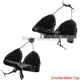 Boho Crochet Halter Beach Bikini Top thumbnail-5