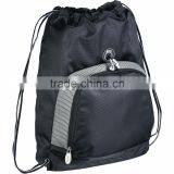 Slazenger Turf Series Drawstring Sportspack - Open Main Compartment With Cinch Top and Comes With Your Logo. thumbnail-2