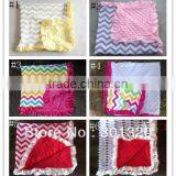 Super Soft /comfortable Minky Dimple Dot/cotton Baby Blanket thumbnail-1