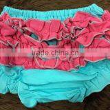 RANDOM DELIVERY ONLY Baby Girls Cotton Bloomers Infant Bloomers Baby Bloomers Baby Shorts Girls Ruffle Diaper Cover thumbnail-5