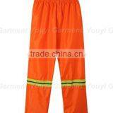 Orange 100% Waterproof Raincoat With Hood thumbnail-5