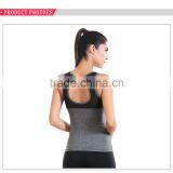 Sexy Girls Custom Gym Fitness Yoga Wear Custom Tank Tops Women With Mesh Design thumbnail-3