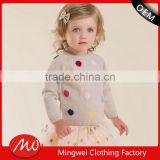 custom factory sales most beautiful crochet woollen sweater with high quality for baby