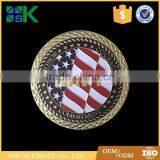 USN Navy Veteran Blue Red White Flag Color Big Challenge Coin thumbnail-3