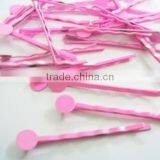 Baby Pink Bobby Pin With Pad for Hair Clip thumbnail-1