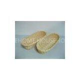 Acid-Proof Handmade Poly Rattan Bread Basket Oval Without Handle thumbnail-1