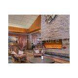 Wall Plug In Electric Fireplace , Wooden Vintage Electric Fireplace Heaters thumbnail-1