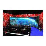 3d movie theater system , 4D 5D 6D 7D XD cinema theatre with windy / snow / rain simulator