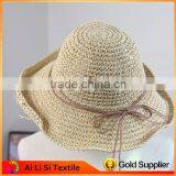 Spring/summer Unisex Craft Paper Shade Fishing Straw Hat thumbnail-2