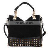 Latest Handbag Rivets Leather Women Handbags Ladies 2016 thumbnail-4