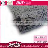 Winfar Knitting Textile Plain Dyed Polyester Cotton Blend Burnout Fabric thumbnail-1