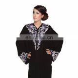 Kaftan Black Abaya,Lastest Design Muslim Islamic Dress,Embroidery Long Sleeve Maxi Dress thumbnail-3