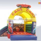 Wholesale cheap inflatable car bouncer with slide from factory for sale