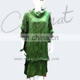 100% Cotton Thai Wholesale Fashion Summer Clothes Dress, Gress Color Dress. thumbnail-1