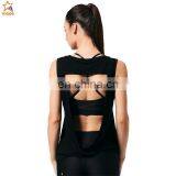 Private Label Sleeveless Blank Workout Vest Sports Stringer Wholesale Yoga Set Tank Top Women Sports Wear